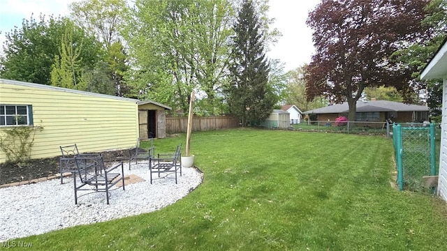 22322 Westwood Rd, Fairview Park, OH 44126 - view of yard featuring a fenced backyard and a patio area