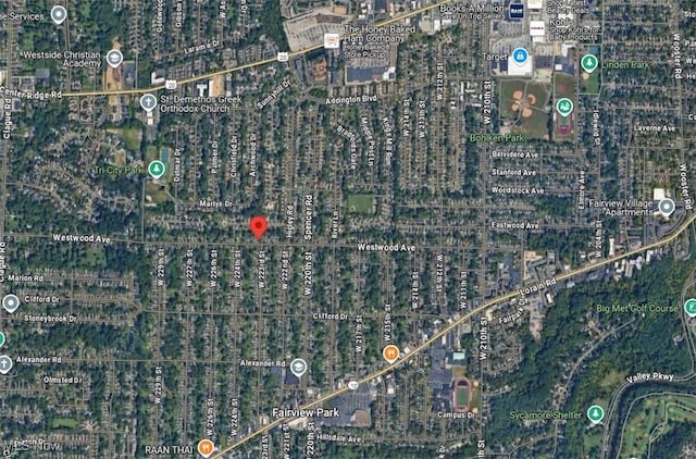 22322 Westwood Rd, Fairview Park, OH 44126 - map