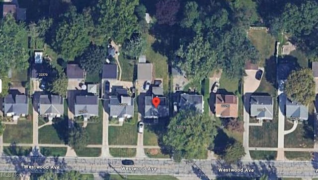 22322 Westwood Rd, Fairview Park, OH 44126 - birds eye view of property with a residential view