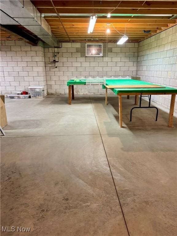 2457 Barrington Way Unit 316, Wooster, OH 44691 - unfinished below grade area with concrete block wall