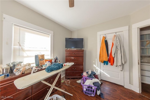 1459 W 107th St, Cleveland, OH 44102 - home office with wood finished floors