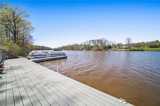 1432 Lake Vue Dr, Roaming Shores, OH 44085 - view of dock featuring a water view