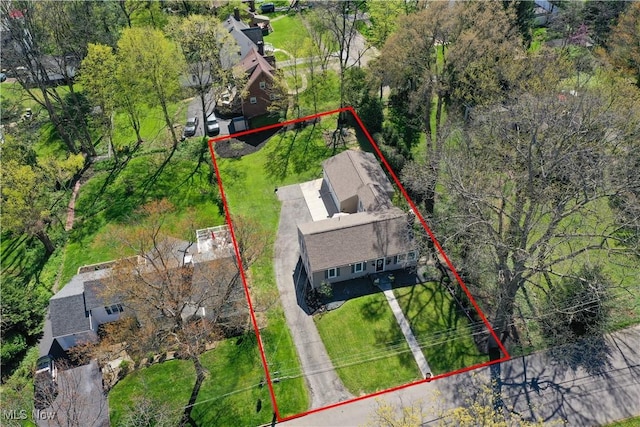 drone / aerial view