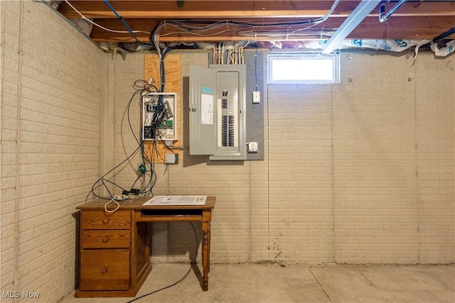 16544 Davis Dr, Calcutta, OH 43920 - below grade area featuring electric panel
