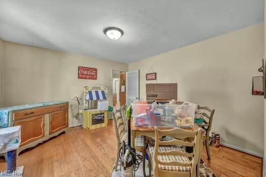 dining room featuring light wood-style floors