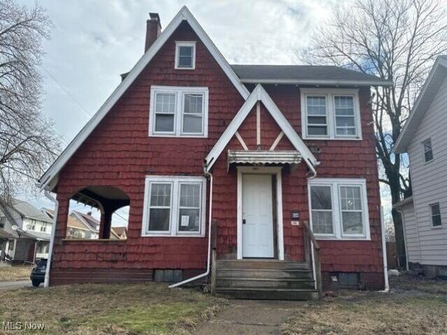 538 Columbus Ave NW, Canton, OH 44708 - tudor-style house with a chimney