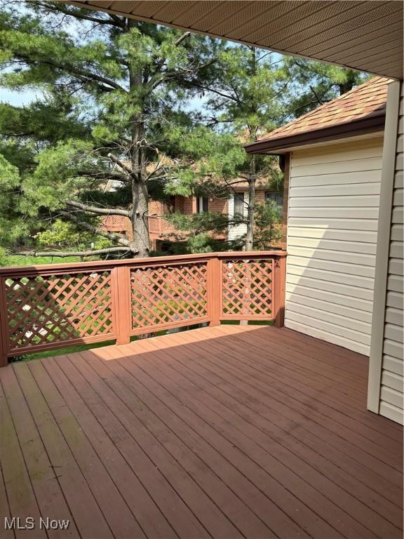 view of deck