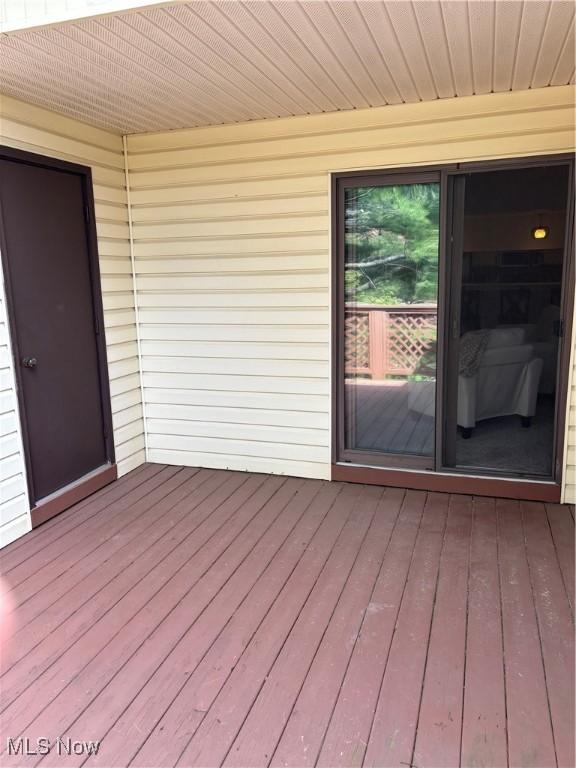 view of deck
