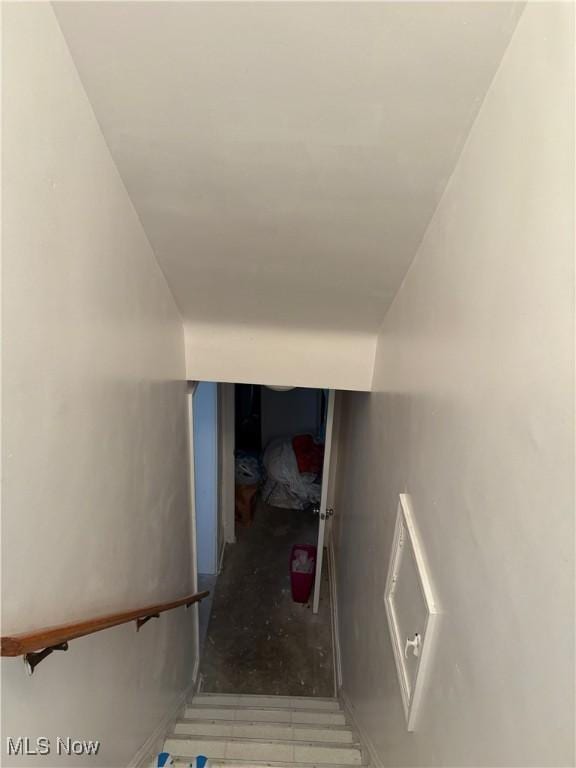 view of stairs