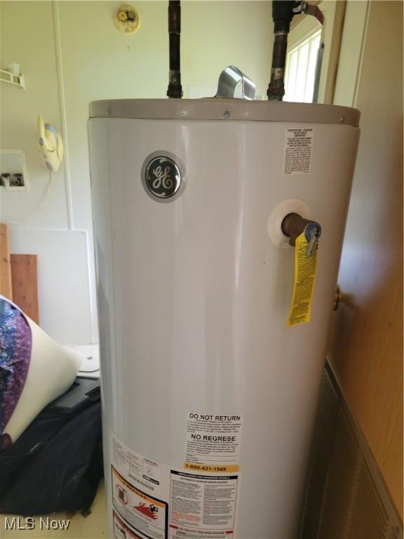utilities featuring water heater