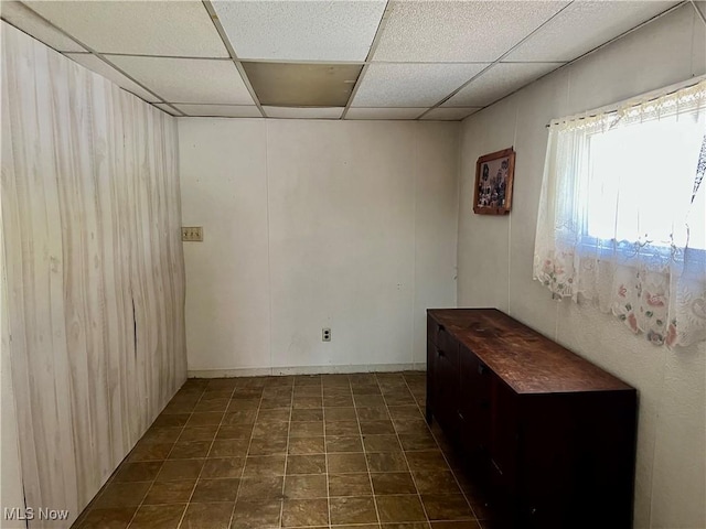 112 E College St, Alliance, OH 44601 - empty room featuring a drop ceiling