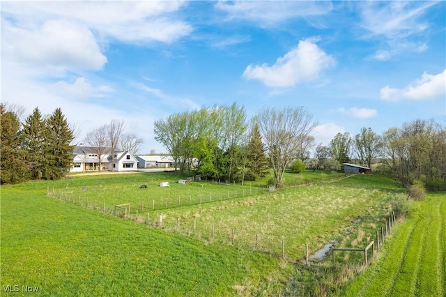 46748 New London Eastern Rd, New London, OH 44851 - view of yard featuring a rural view and fence