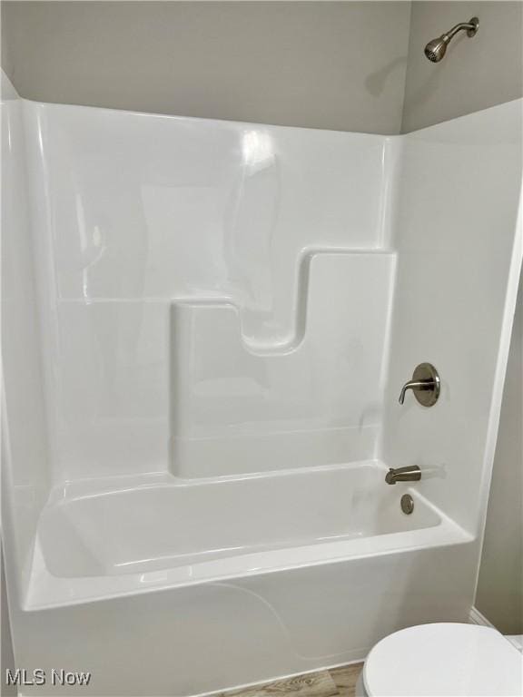 full bathroom with toilet