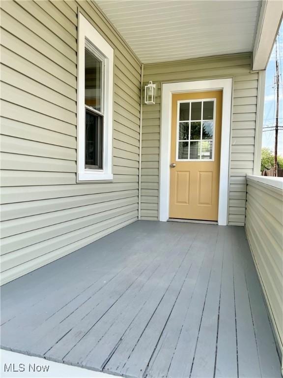 view of deck