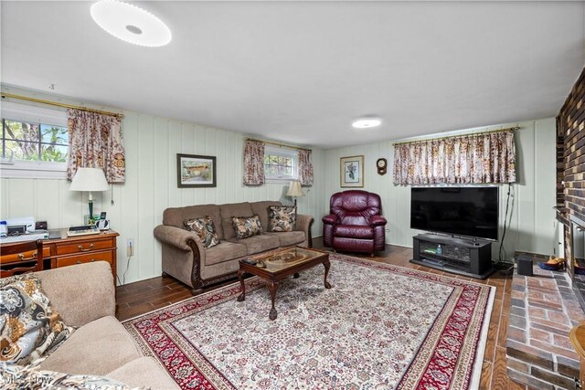 view of living area