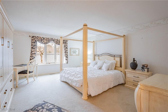 1175 Inverness Ln, Stow, OH 44224 - bedroom with crown molding and light carpet