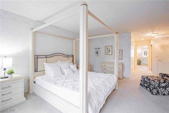 1175 Inverness Ln, Stow, OH 44224 - bedroom with light colored carpet