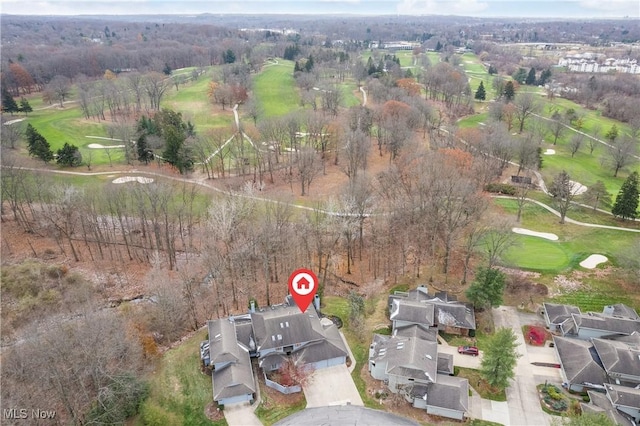 1175 Inverness Ln, Stow, OH 44224 - bird's eye view with a residential view and golf course view