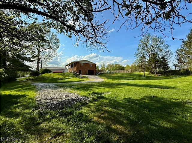 view of yard