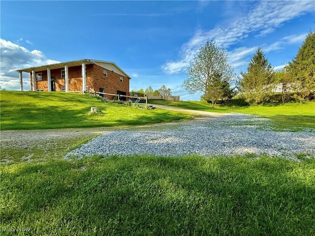 surrounding community with a lawn