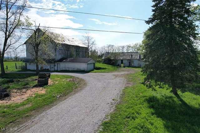 8240 Wooster Pike Rd, Seville, OH 44273 - view of dirt / gravel road featuring a barn