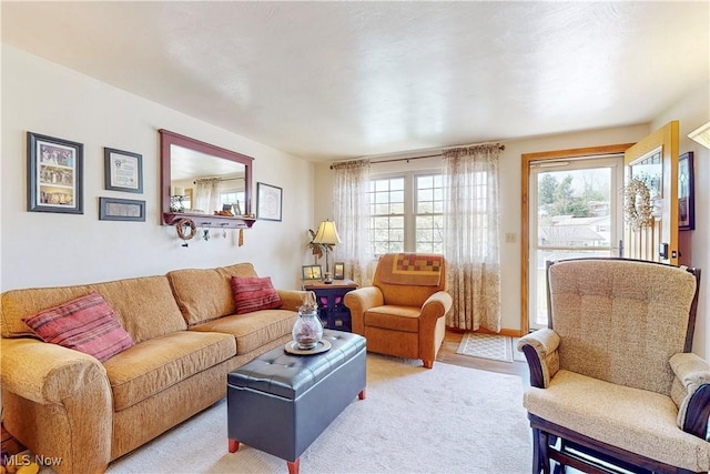 view of living area
