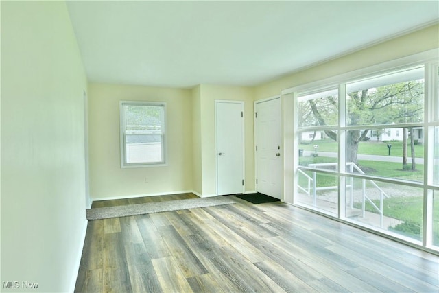 5071 Copeland Ave NW, Warren, OH 44483 - spare room with baseboards and wood finished floors