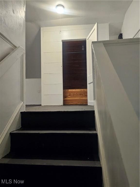 view of staircase