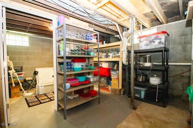 view of storage