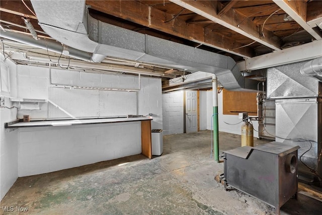 23 Walnut St, Rayland, OH 43943 - view of unfinished basement