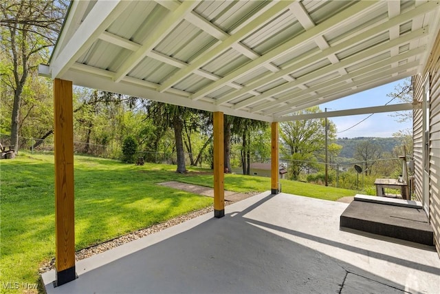 23 Walnut St, Rayland, OH 43943 - view of patio featuring a fenced backyard