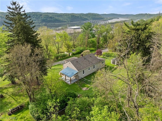 23 Walnut St, Rayland, OH 43943 - drone / aerial view with a mountain view