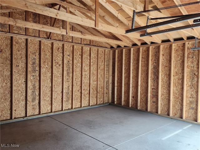 view of storage room