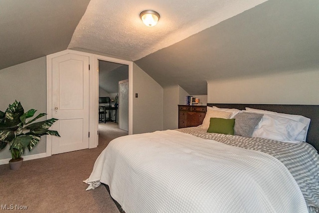 7599 Fairview Ave, Mentor, OH 44060 - bedroom featuring baseboards, carpet, and vaulted ceiling