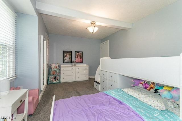7599 Fairview Ave, Mentor, OH 44060 - carpeted bedroom with beam ceiling