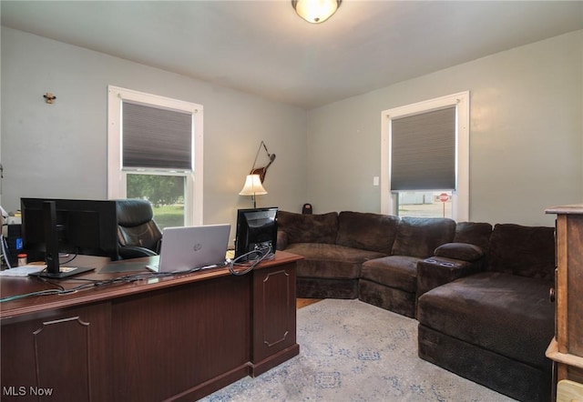 view of office