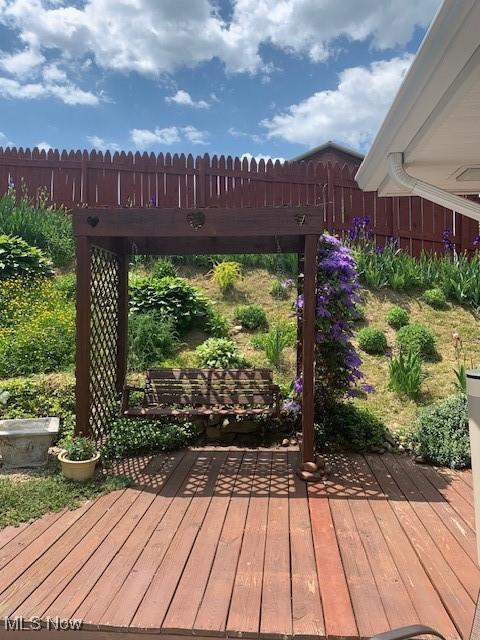 view of deck