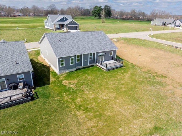 drone / aerial view