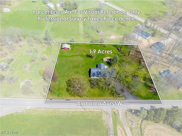 4820 Alabama Ave SW, Navarre, OH 44662 - aerial view featuring a rural view