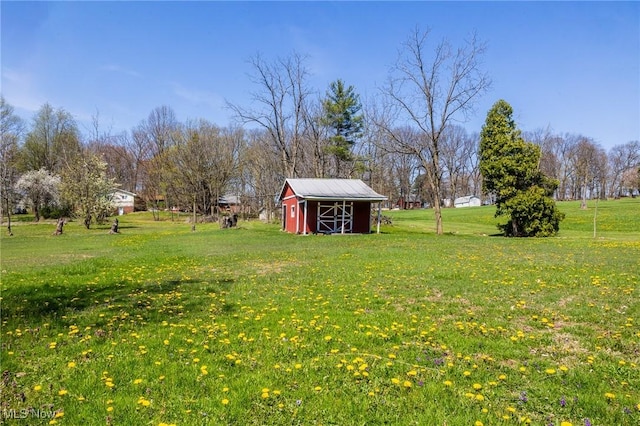4820 Alabama Ave SW, Navarre, OH 44662 - view of yard featuring an outdoor structure and a storage unit