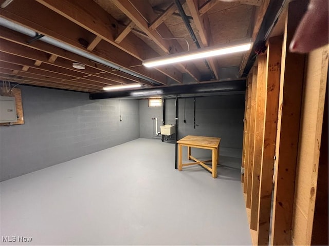 1279 Lander Rd, Mayfield Heights, OH 44124 - finished below grade area with electric panel