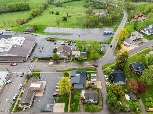4991 Walnut St, Sugarcreek, OH 44681 - aerial view with a residential view