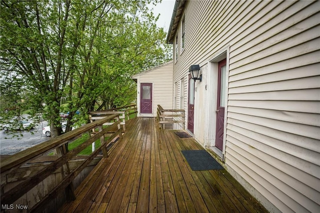 4991 Walnut St, Sugarcreek, OH 44681 - view of deck