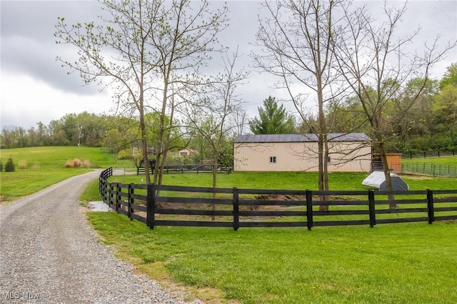 4661 Sugar Grove Rd, Cambridge, OH 43725 - view of gate featuring a lawn and fence