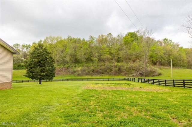 4661 Sugar Grove Rd, Cambridge, OH 43725 - view of yard featuring fence and a rural view