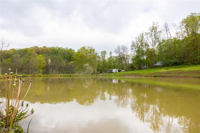 4661 Sugar Grove Rd, Cambridge, OH 43725 - view of water feature with a wooded view
