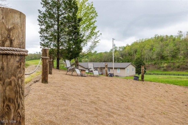 4661 Sugar Grove Rd, Cambridge, OH 43725 - view of yard featuring fence