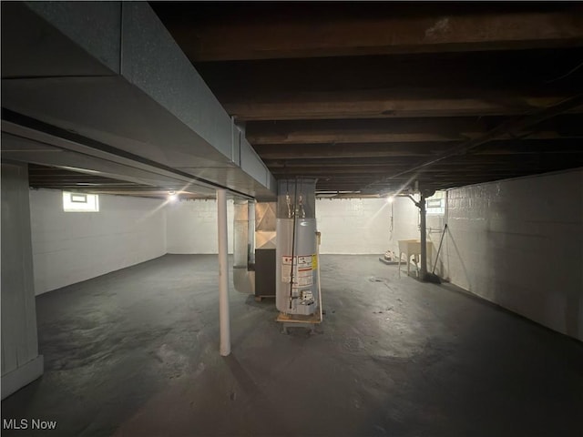 131 Blake St, Elyria, OH 44035 - basement featuring water heater