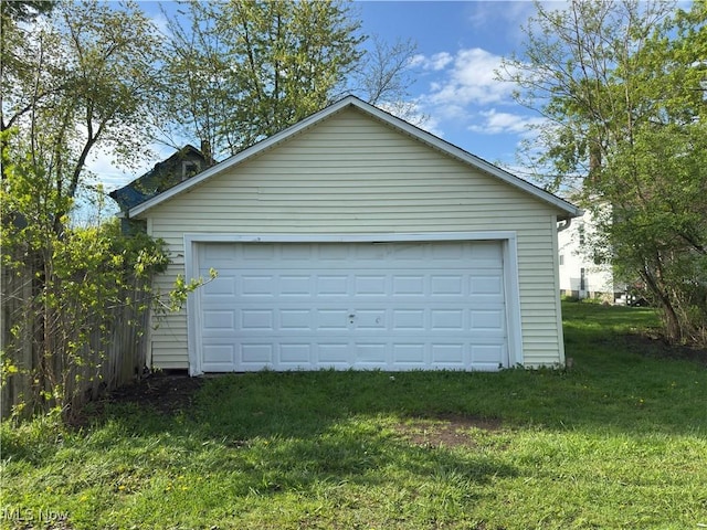 131 Blake St, Elyria, OH 44035 - view of detached garage
