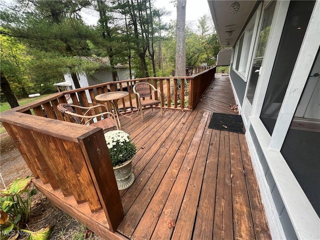 37080 Penrose Ln, Cadiz, OH 43907 - view of wooden terrace